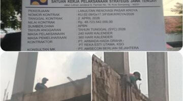 Dugaan Kecelakaan Kerja Maut di Proyek Renovasi Pasar Kroya, Satu Pekerja Meninggal Dunia, Transparansi dan Penerapan K3 Dipertanyakan