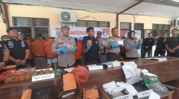 Konferensi Pers Operasi Antik Toba 2026 Polresta Siantar, 67 Kasus Sikira 35,672 Jiwa Selamat Dari Ancaman Penyalagunnaan Narkoba.