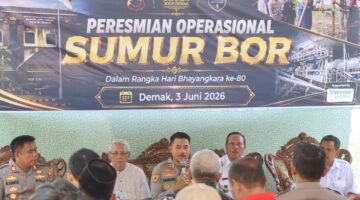 Sambut Hari Bhayangkara ke-80, Polres Demak Resmikan Sumur Bor untuk Warga Solondoko