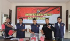 Satreskrim Polres Demak Ringkus Pelaku Pembakaran Dua Rumah di Karangawen