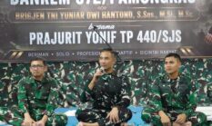Danrem 072/Pamungkas Ajak Prajurit Yonif TP 440/SJS Perkuat Syukur dan Semangat Pengabdian