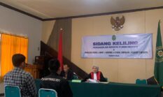 Mahasiswa Hukum Unsoed Ikut Serta dalam Sidang Keliling PN Purwokerto di Kecamatan Kedungbanteng