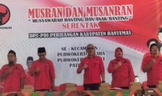 DPC PDI Perjuangan Banyumas Gelar Musran dan Musanran Secara Serentak di Seluruh Daerah Pemilihan