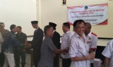 Desa Kawungcarang Kecamatan Sumbang Banyumas Gelar Pelantikan Perangkat Desa