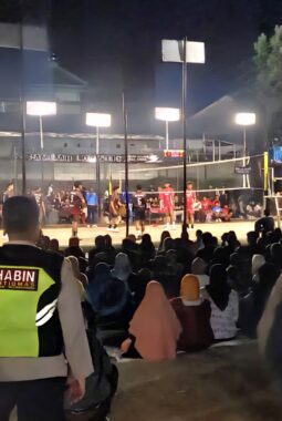 Polsek Sidoharjo Amankan Turnamen Bola Voli Piala Bupati 2026, Pertandingan Berjalan Aman dan Kondusif
