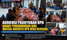 Audiensi Paguyuban BPD Bahas Pengunduran Diri Massal Anggota BPD Desa Rejosari