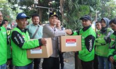 Sambangi Ojek Online, Kapolres Semarang ajak dialog Kamtibmas.