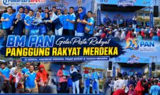 Sambut Hari Jadi PAN Ke-28 Tahun, BM PAN Gelar “PANggung Rakyat Merdeka” di Kendal, Hadirkan Hiburan hingga Pasar Murah