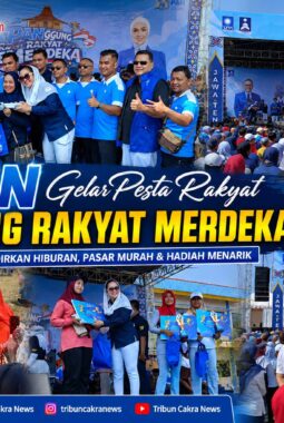 Sambut Hari Jadi PAN Ke-28 Tahun, BM PAN Gelar “PANggung Rakyat Merdeka” di Kendal, Hadirkan Hiburan hingga Pasar Murah