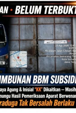 Klarifikasi dan Hak Jawab Terkait Pemberitaan Dugaan Penimbunan Solar Subsidi di Cilosari