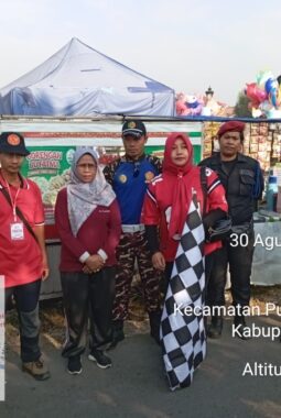 Rangkaian Penutup Kegiatan HUT RI Ke-81 Kelurahan Pasir Kidul Purwokerto Barat Gelar Jalan Sehat Bersama Warga.