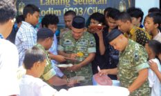 Ladang Sedekah Kodim 0703/Cilacap Rutin Digelar Setiap Jumat