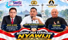 Tiga Elemen Bersatu di Pati, Polresta, SMSI – Sedulur Sikep Nyawiji Kompak Garda Depan