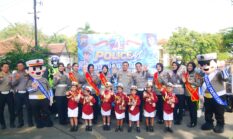 Pameran Lalu lintas Semarakkan HUT Polantas Bhayangkara ke-71, Sat Lantas Polres Semarang Hadirkan Hiburan dan Edukasi Lalu Lintas