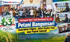 Hari Tani Nasional ke-63, Petani Bangunsari Suarakan Irigasi, Jalan Usaha Tani, dan Pupuk Subsidi