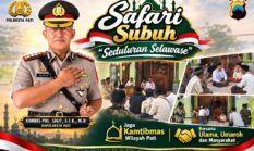 Dari Masjid Baiturrahman, Kapolresta Pati Gaungkan “Tetep Seduluran Saklawase
