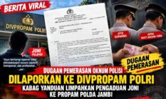 Diduga Meminta Sejumlah Uang, Dua Anggota Polda Jambi di Laporkan Divpropam Polri